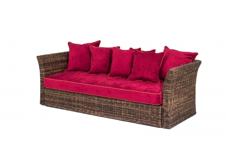 Smallsize - sofa bed - rattan